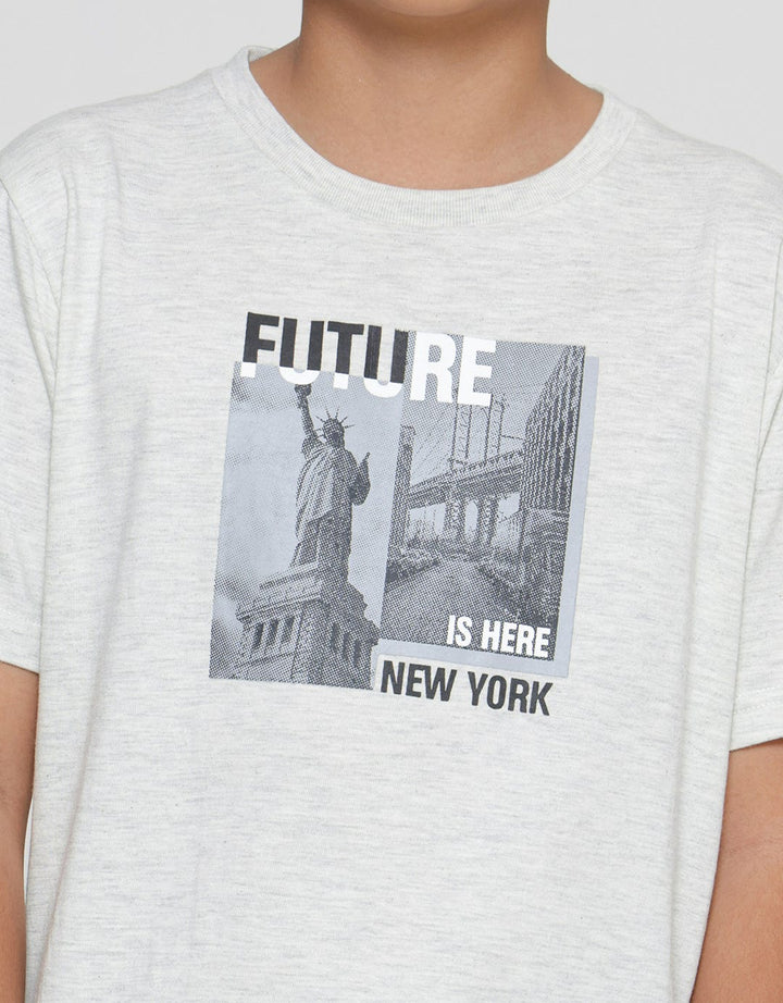 Nevada Kaos Lengan Pendek Anak Laki-laki Print Small City