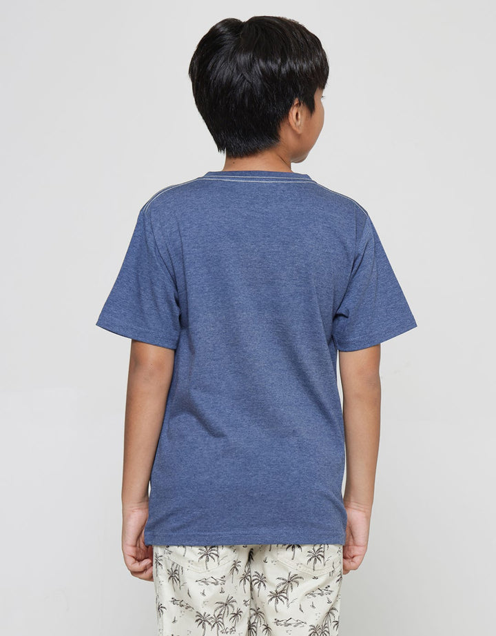 Nevada Kaos Lengan Pendek Anak Laki-laki Print Easy Come Easy Go