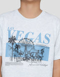 Nevada Las Vegas Print Kaos Anak Laki-laki