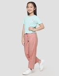 Little M Rib Crinkle Kaos Anak Perempuan