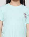 Little M Rib Crinkle Kaos Anak Perempuan