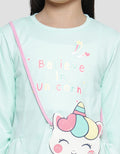 Little M Cat Unicorn Kaos Anak Perempuan
