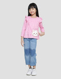 Little M Cat Bag Kaos Anak Perempuan
