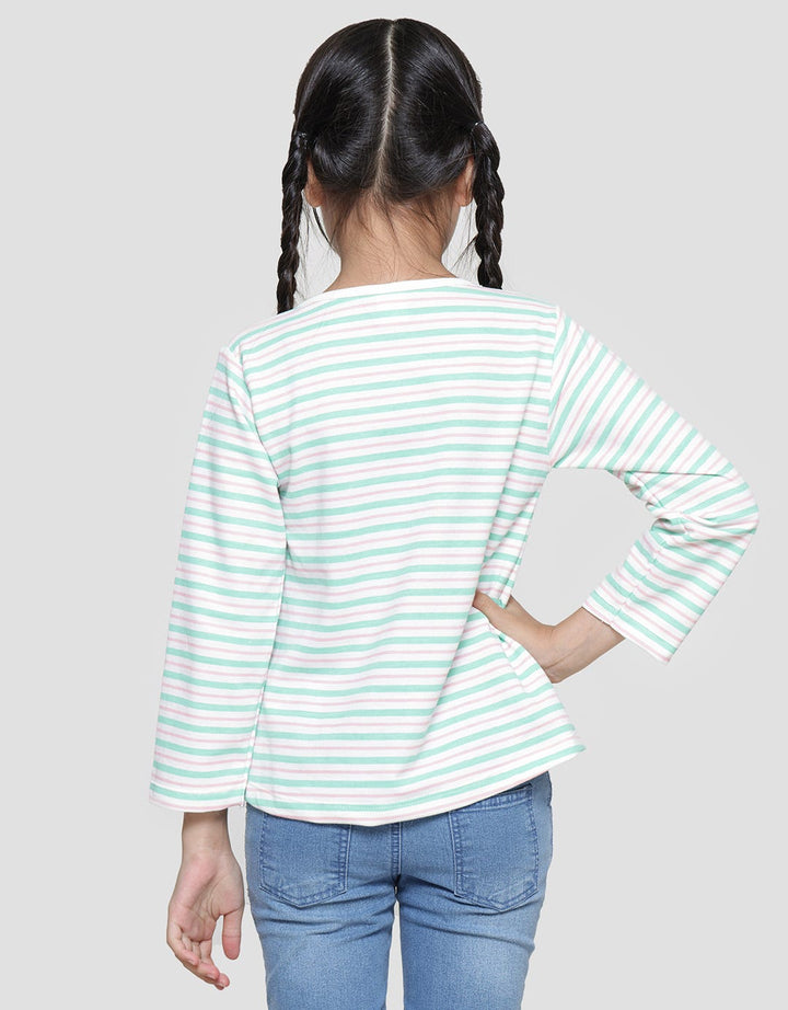 Little M Salur Kantong Kelinci Kaos Anak Perempuan