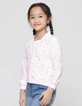 Little M Rabbit Print Cardigan for Girls