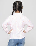 Little M Rabbit Print Cardigan for Girls