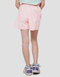 Little M Terry Paperbag Fold Down Girls Shorts