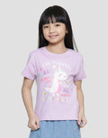 Little M Dino 2 Kaos Lengan Pendek Anak Perempuan