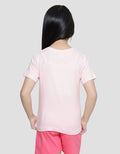 Little M Dino Print Kaos Anak Perempuan