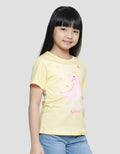 Little M Dino 4 Kaos Lengan Pendek Anak Perempuan