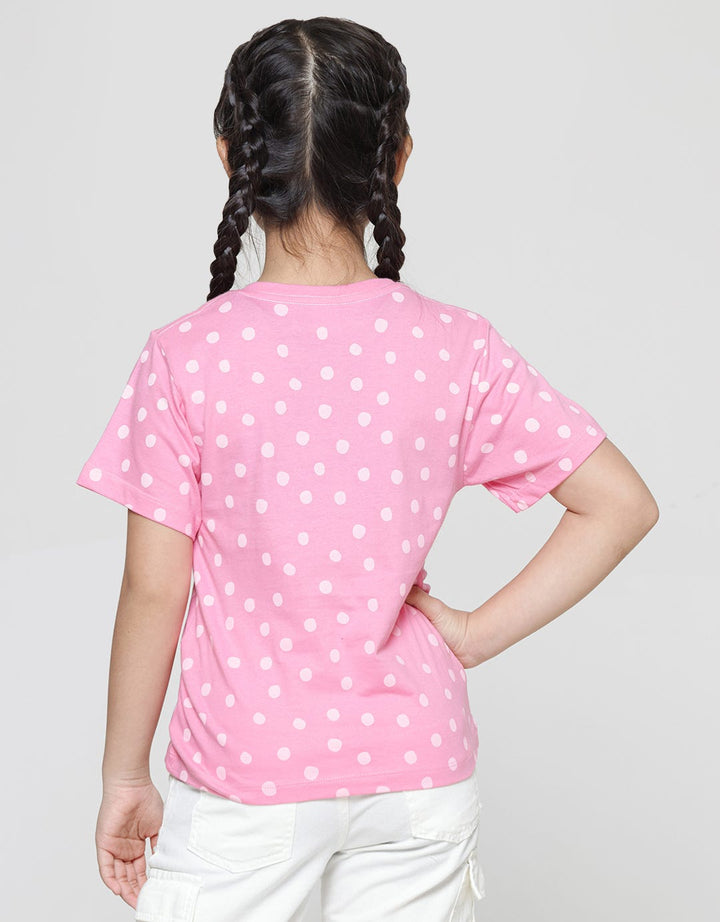 Little M Valentine I Love Mom & Dad Kaos Anak Perempuan