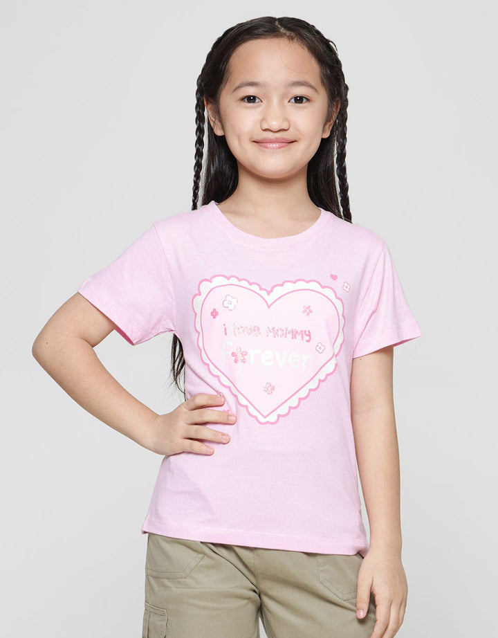 Little M Valentine Mommy Kaos Anak Perempuan