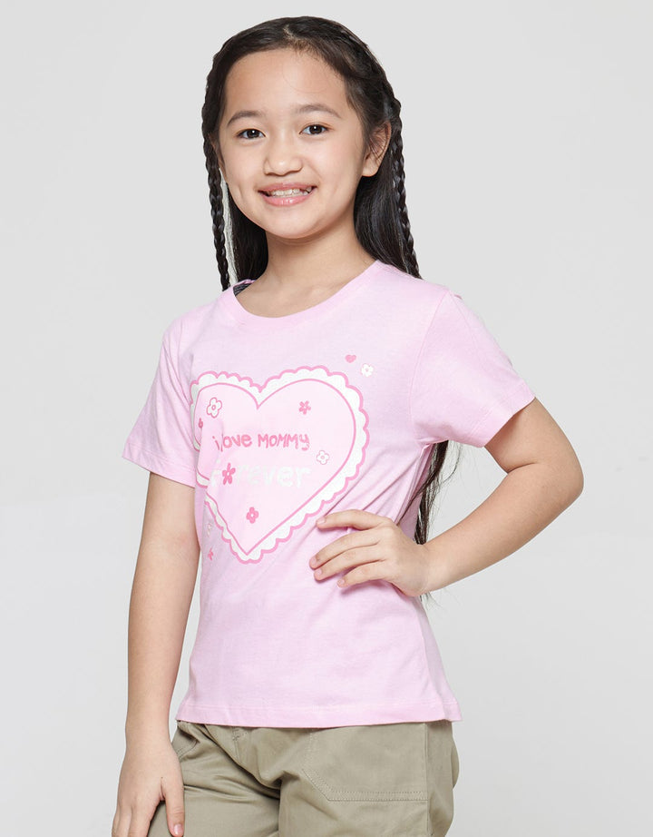 Little M Valentine Mommy Kaos Anak Perempuan