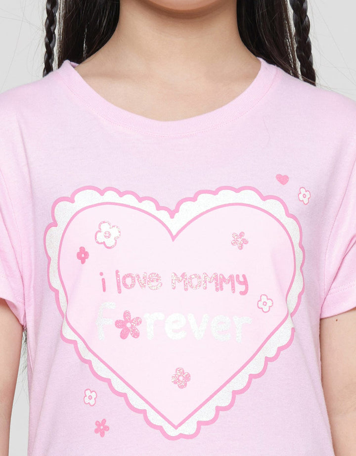 Little M Valentine Mommy Kaos Anak Perempuan