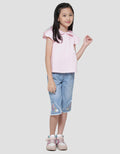 Little M Unicorn Uniflow App Girls Short Sleeve T-Shirt