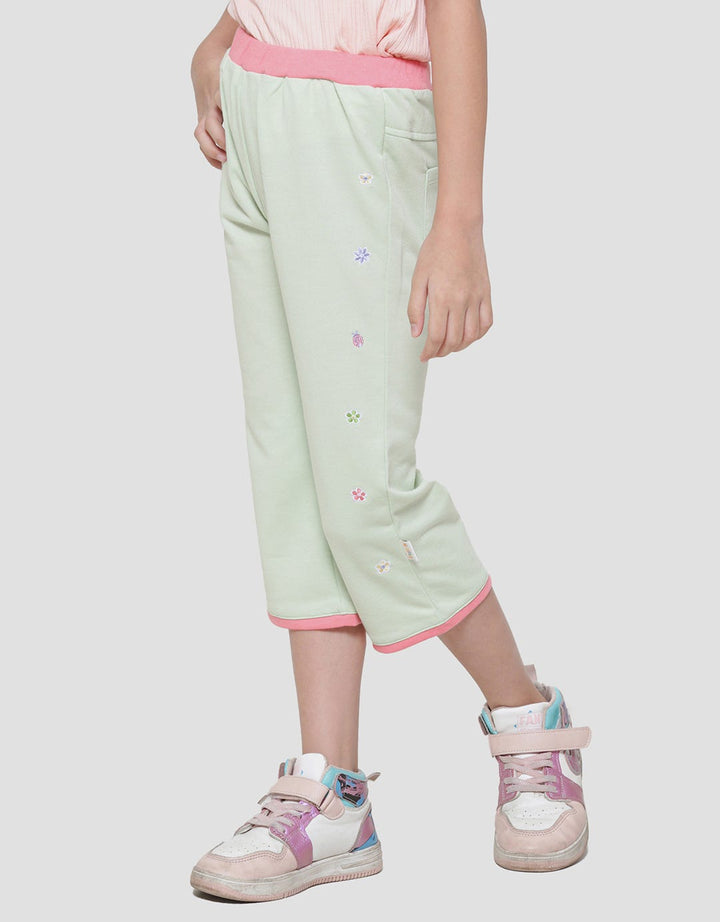 Little M Cutbray Bordir Celana Panjang Anak Perempuan