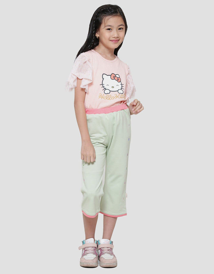 Little M Cutbray Bordir Celana Panjang Anak Perempuan