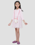 Little M Tile Bag Midi Dress Anak Perempuan