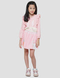 Little M Aplikasi Bunny Wortel Mini Skort Anak Perempuan