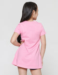Little M Midi Dress Lengan Pendek Tas Unicorn Anak Perempuan