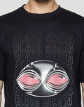 American Jeans Kaos Lengan Pendek Pria Print Aquaman Black Manta