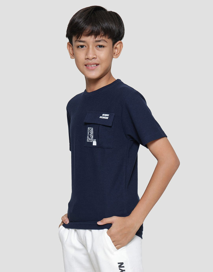 Nevada Textured With Pocket Boys T-Shirt
