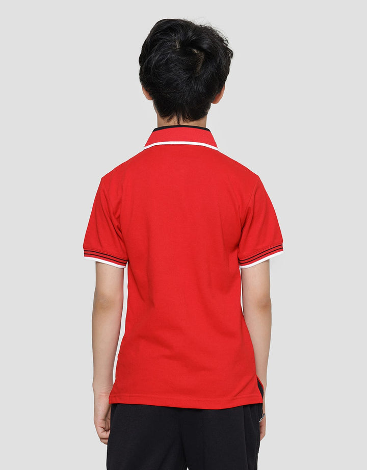 Nevada Solid Kaos Polo Lacoste Anak Laki-Laki