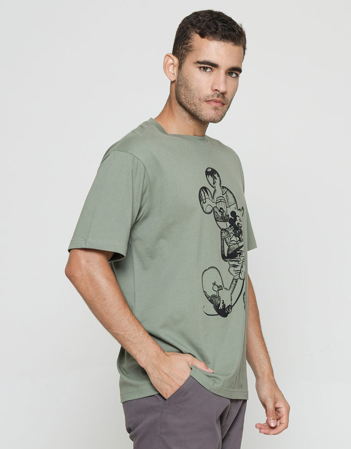 Disney Kaos Lengan Pendek Pria Print Mickey Situation
