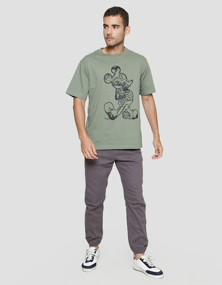 Disney Kaos Lengan Pendek Pria Print Mickey Situation