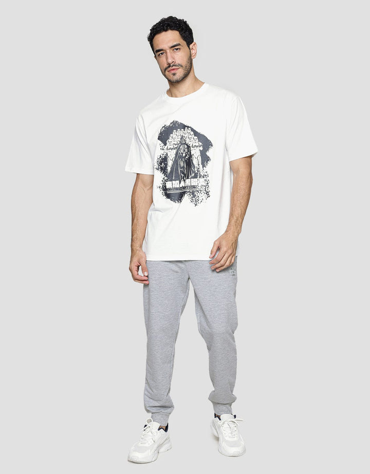 Star Wars Kaos Lengan Pendek Pria Print Darth Vader And All