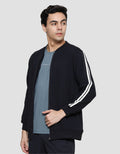Nevada Sport Zipper Two Stripes On Sleeves Anti Bacterial Men's Jacket