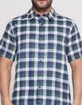 Anyday Regular Medium Checks Men's Short Sleeve Shirt
