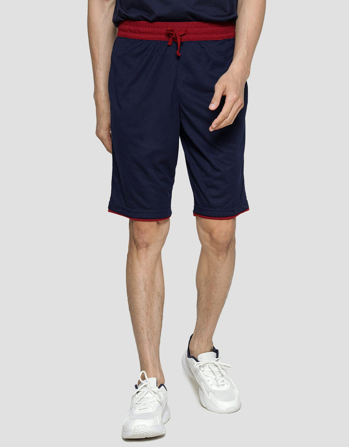 Anyday Short Pants Knit With Contrast Waistband