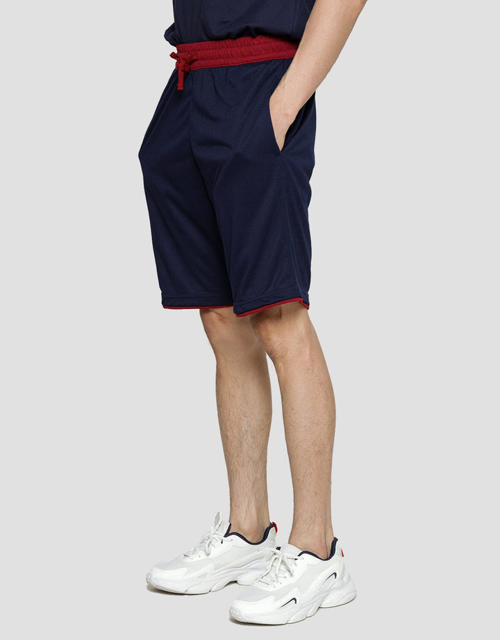 Anyday Short Pants Knit With Contrast Waistband