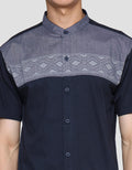 T Zone Koko Muslim Lengan Pendek Pria Cut And Sewn Printing