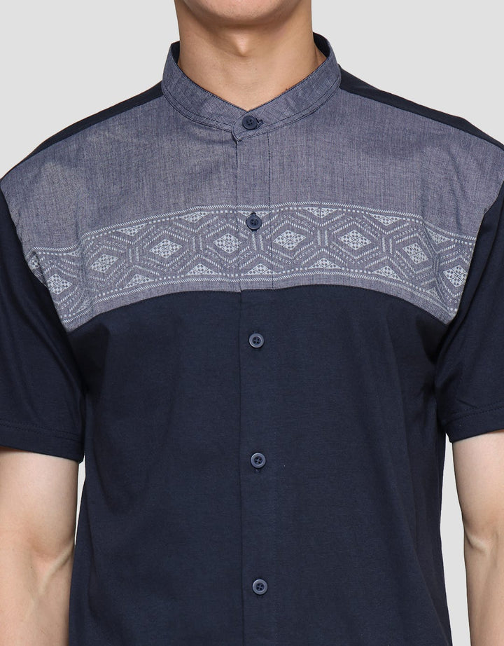 T Zone Koko Muslim Short Sleeve Men's Cut And Sewn Printing