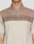 T Zone Koko Muslim Lengan Pendek Cut And Sewn Embro Pria