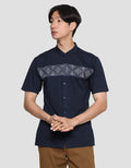 T Zone Koko Muslim Lengan Pendek Cut And Sewn Embro Pria