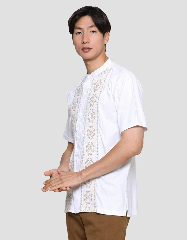 T Zone Koko Muslim Lengan Pendek Panels Embro Pria