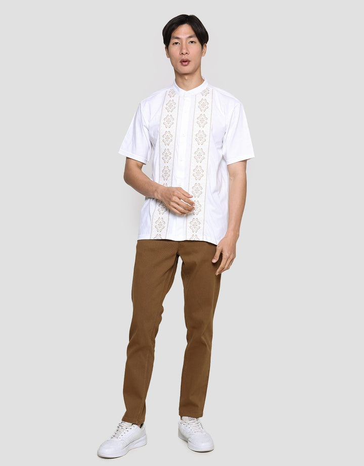 T Zone Koko Muslim Lengan Pendek Panels Embro Pria