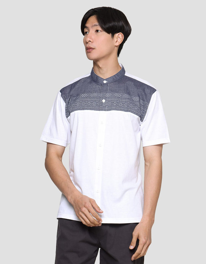 T Zone Cut And Sewn On Top Printing Men's Muslim Koko