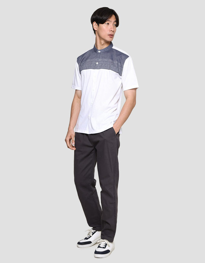 T Zone Cut And Sewn On Top Printing Men's Muslim Koko
