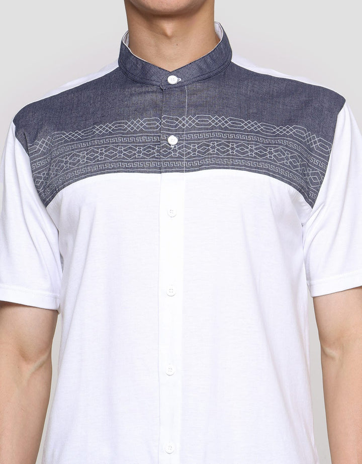 T Zone Cut And Sewn On Top Printing Men's Muslim Koko