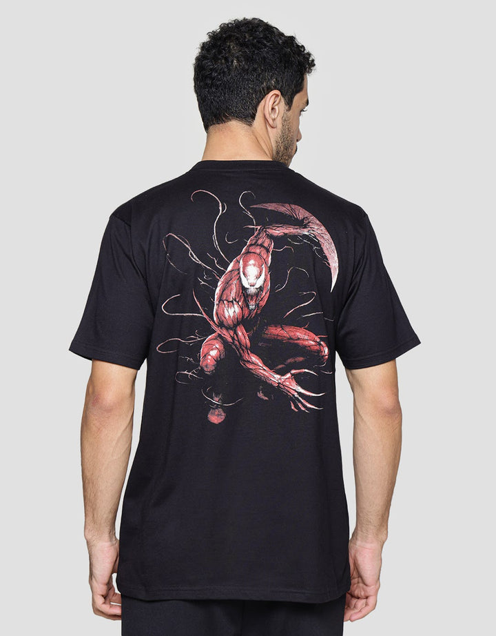 Marvel Men's Short Sleeve T-Shirt Red Carnage Text And Full Carnage