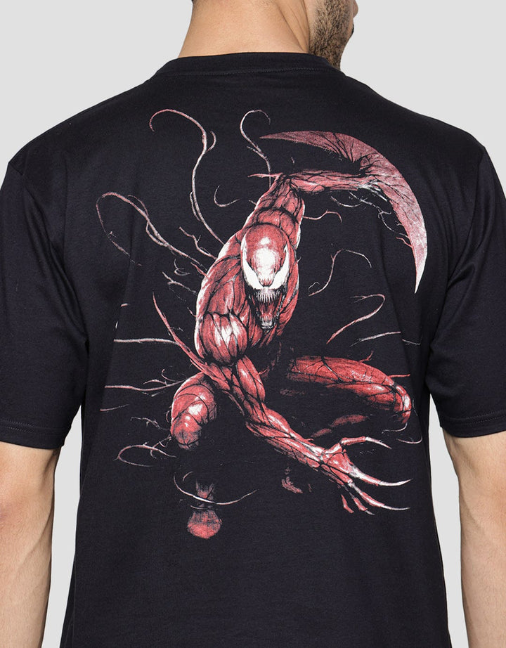 Marvel Men's Short Sleeve T-Shirt Red Carnage Text And Full Carnage