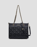 Connexion Shoulder Bag Quilted With Chain Palace Wanita