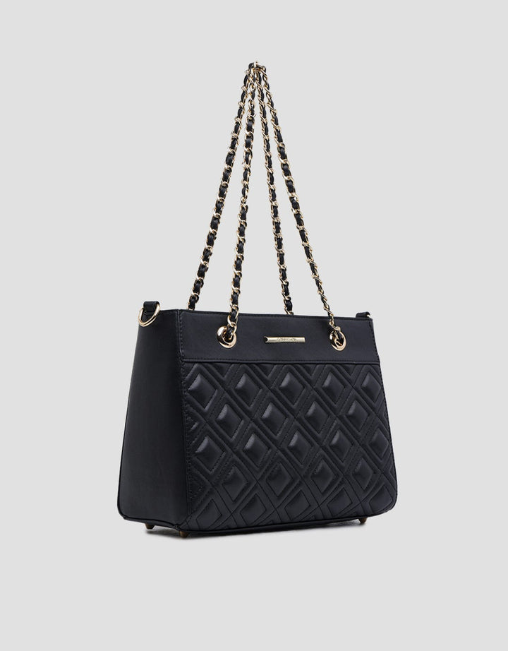 Connexion Shoulder Bag Quilted With Chain Palace Wanita