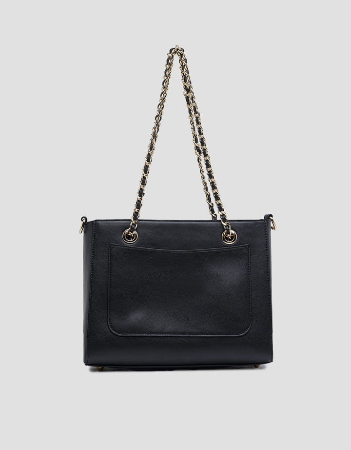 Connexion Shoulder Bag Quilted With Chain Palace Wanita