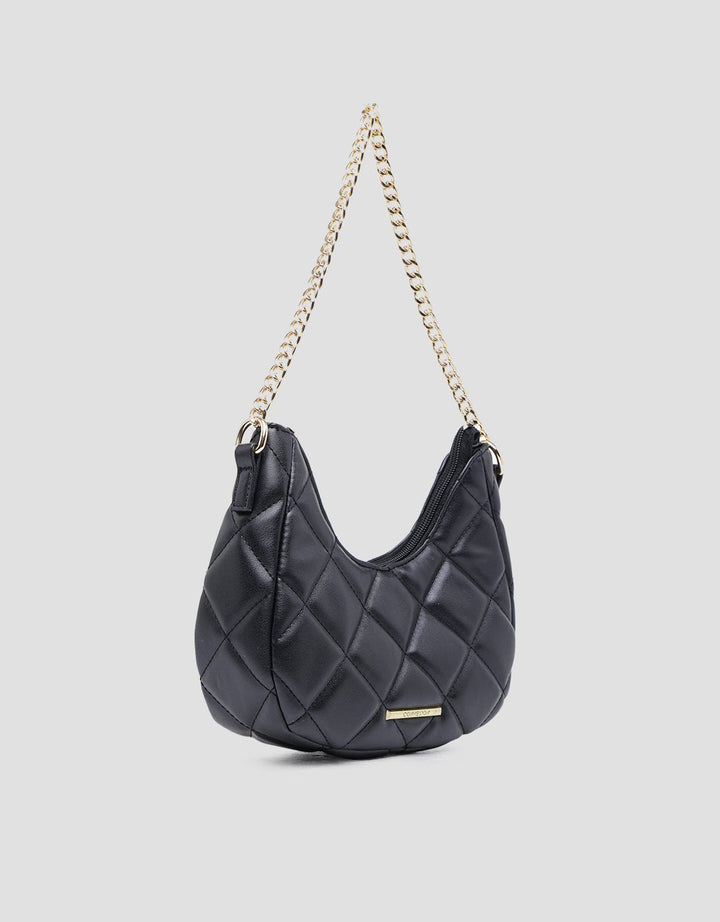 Connexion Shoulder Bag Quilted Simple Wanita