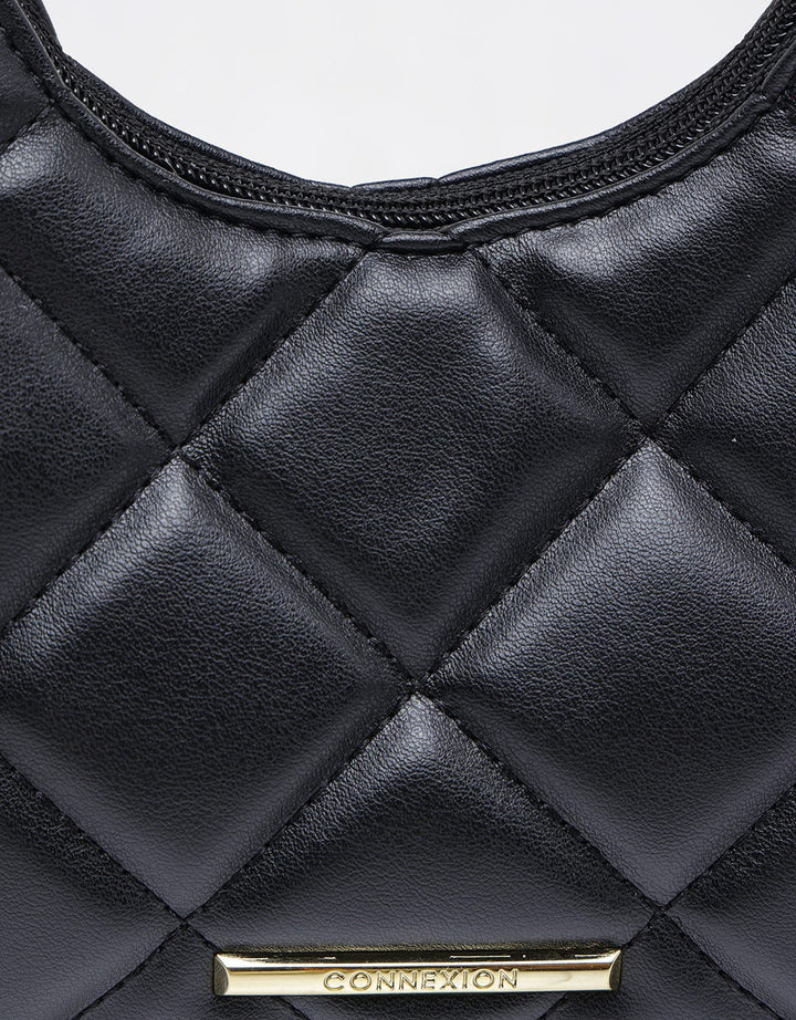 Connexion Shoulder Bag Quilted Simple Wanita